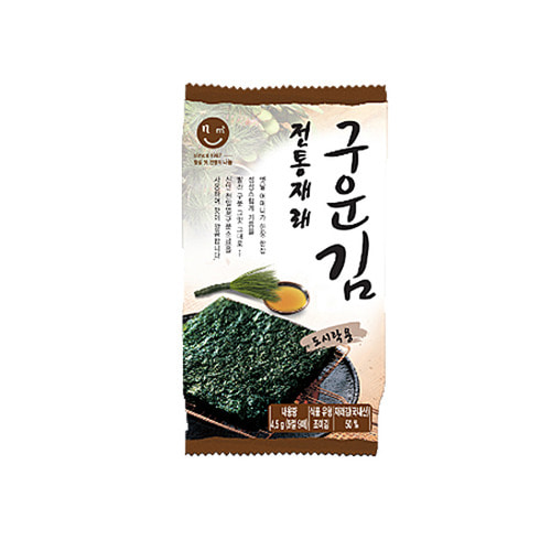 [자연두레] 전통재래 구운김(도시락) 1봉